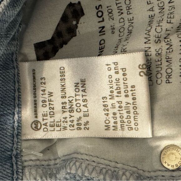 AG Adriano Goldschmied Women's Saige Crop Jeans - Picture 6 of 7